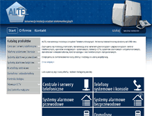 Tablet Screenshot of altel.net.pl